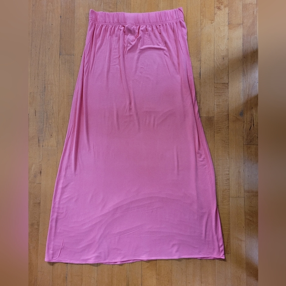 LEVI'S Women's Small Pink Long Skirt w/Elastic Waist - Picture 5 of 11
